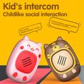 B2 Kids Cartoon Walkie Talkies med lommelygte - Intercom-legetøjssæt til udendørs camping og vandreture - 2 stk.