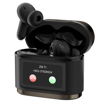 BD2 Smart Digital Display Trådløst Bluetooth-headset - Touch Screen, ANC & ENC Noise Cancelling