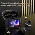 BD2 Smart Digital Display Trådløst Bluetooth-headset - Touch Screen, ANC & ENC Noise Cancelling