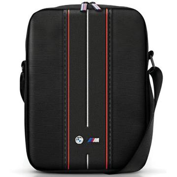 BMW M Collection Nylon Crossbody Tablet-taske - 10" - Rød stribe / sort