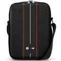 BMW M Collection Nylon Crossbody Tablet-taske - 8" - Rød stribe / sort