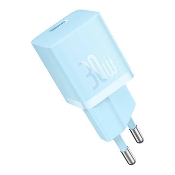 Baseus Mini GaN5 30W USB-C-vægoplader - blå