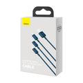 Baseus Superior Series 3-i-1 hurtigopladerkabel - 1m, 3.5A