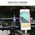 Cykelstyr forlænger USB-opladning powerbank cykellygte lommelygte beslag klemme forlænget holder stativ cykeltilbehør