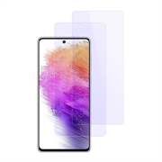 Samsung Galaxy A73 5G BlueDefend Anti-Blue Light Skærmbeskyttelse Hærdet Glas - 2 stk.