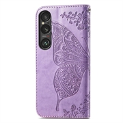 Sony Xperia 1 VI Butterfly Series Flip Cover med Pung