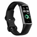 C68 1.1" Smart Bracelet Slim Fitness Watch med pulsmåling og sundhedsovervågning - sort