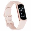 C68 1.1" smart, slankt fitnessarmbånd med pulsmåling - guld/pink