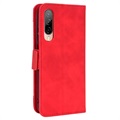HTC Desire 22 Pro Pung Cover med Kortholder - Rød