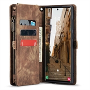 Samsung Galaxy S23 Ultra 5G Caseme 008 2-i-1 Multifunktionel Pung - Brun