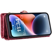 iPhone 15 Pro Max Caseme 2-i-1 Multifunktionel Pung - Rød