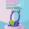 Cat Ears AKZ-020 Over-Ear hovedtelefoner med ledning til børn / gaming-headset med mikrofon