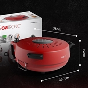 Clatronic PM 3787 Pizzamaskine - 1200W - Rød