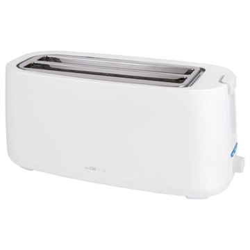 Clatronic TA 3802 Brødrister med 4 skiver - 1400W - Hvid