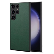 Samsung Galaxy S24 Ultra Dækket Hybrid Cover - Grøn
