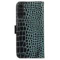Crocodile Samsung Galaxy A14 Læderpung med RFID - Grøn
