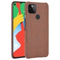 Krokodille Series Google Pixel 4a 5G Cover - Brun