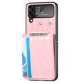 Crocodile Series Samsung Galaxy Z Flip4 Pung - Pink