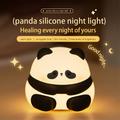 Sød pandaformet natlampe til børn - sort / hvid