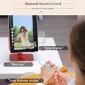 D01 Pro Bluetooth Fingertip Video Controller Tiktok Short Video Page Flipping Device Music Media Smart Clicker - Hvid