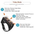 D01 Pro Bluetooth Fingertip Video Controller Tiktok Short Video Page Flipping Device Music Media Smart Clicker - Hvid