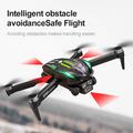 D10 Obstacle Avoidance Brushless Motor Quadcopter Drone med HD-kamera og 3 batterier