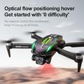 D10 Obstacle Avoidance Brushless Motor Quadcopter Drone med HD-kamera og 3 batterier