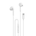 Dudao X3C In-Ear USB-C-hovedtelefoner med ledning - hvid