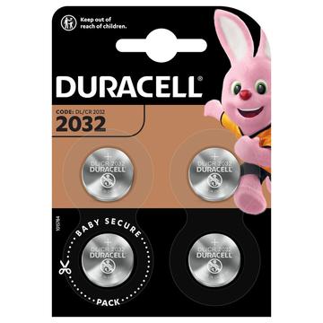 Duracell Mini CR2032 Knapcellebatteri 3V - 4 stk.