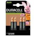 Duracell Recharge Turbo R03/AAA Genopladelige batterier 900mAh - 4 stk.