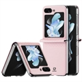 Samsung Galaxy Z Flip5 Dux Ducis Bril Flip Cover - Pink