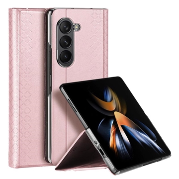 Samsung Galaxy Z Fold5 Dux Ducis Bril Flip Cover - Pink