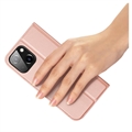 iPhone 15 Dux Ducis Skin Pro Flip Cover - Pink