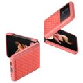 Dux Ducis Venice Samsung Galaxy Z Flip4 Læderbeklædt Cover (Open Box - Fantastisk stand) - Pink