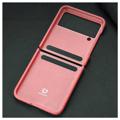 Dux Ducis Venice Samsung Galaxy Z Flip4 Læderbeklædt Cover (Open Box - Fantastisk stand) - Pink