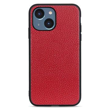 Elegant iPhone 14 Pro Max Läder Skal - Rød