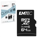 Emtec Classic Class 10 MicroSD-kort - ECMSDM64GXC10CG - 64GB