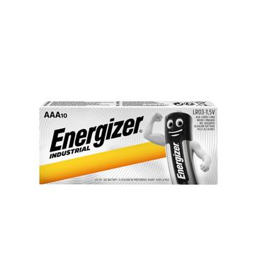 Energizer Industrial LR03/AAA Alkaline-batterier - 10 stk.