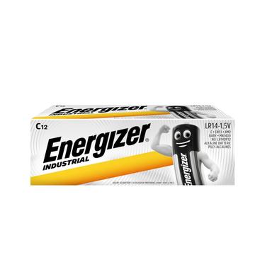 Energizer Industrial LR14/C Alkaline-batterier - 12 stk.