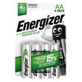 Energizer Recharge Power Plus genopladelige R6/AA-batterier 2000mAh - 4 stk.