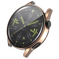 Enkay Huawei Watch GT 3 Cover med Hærdet Glas - 46mm - Rødguld