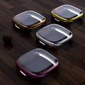 Fitbit Sense 2 Electroplated TPU Cover - Sort