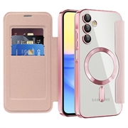 Samsung Galaxy A15 Flip cover med kortholder - MagSafe-kompatibel - Pink