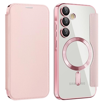 Samsung Galaxy A35 Flip cover med kortholder - MagSafe-kompatibel - Pink