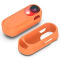 Garmin Varia RCT715 Silikoneetui Anti-ridse Blødt Cover Cykellygte Cykel Radar Beskyttelse Sleeve - Orange