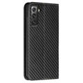 Samsung Galaxy S23+ 5G Pung Cover - Karbonfiber - Sort