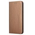 Samsung Galaxy S23+ 5G Pung Cover - Karbonfiber - Brun