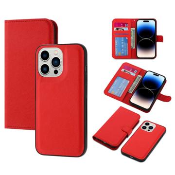 iPhone 14 Pro Detachable Pung Taske - Rød