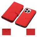 iPhone 14 Pro Detachable Pung Taske - Rød