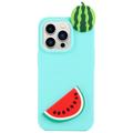 3D Cartoon iPhone 14 Pro TPU Cover - Vandmelon